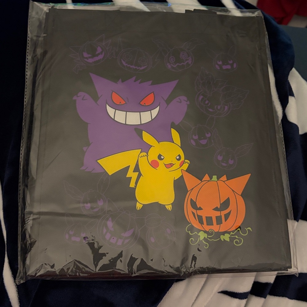 Double sided Pokemon Trick or Treat Bag NWT